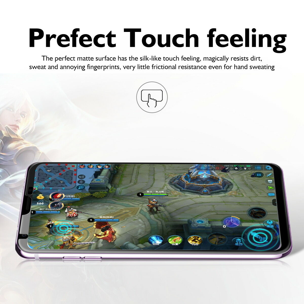 LG V40 MAXSHIELD Full Coverage Tempered Glass Screen Protector