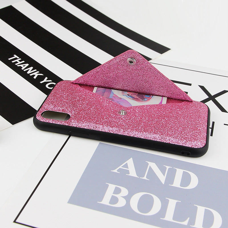 Galaxy S8 Plus Blin Shockproof Wallet Stand Card Case Cover