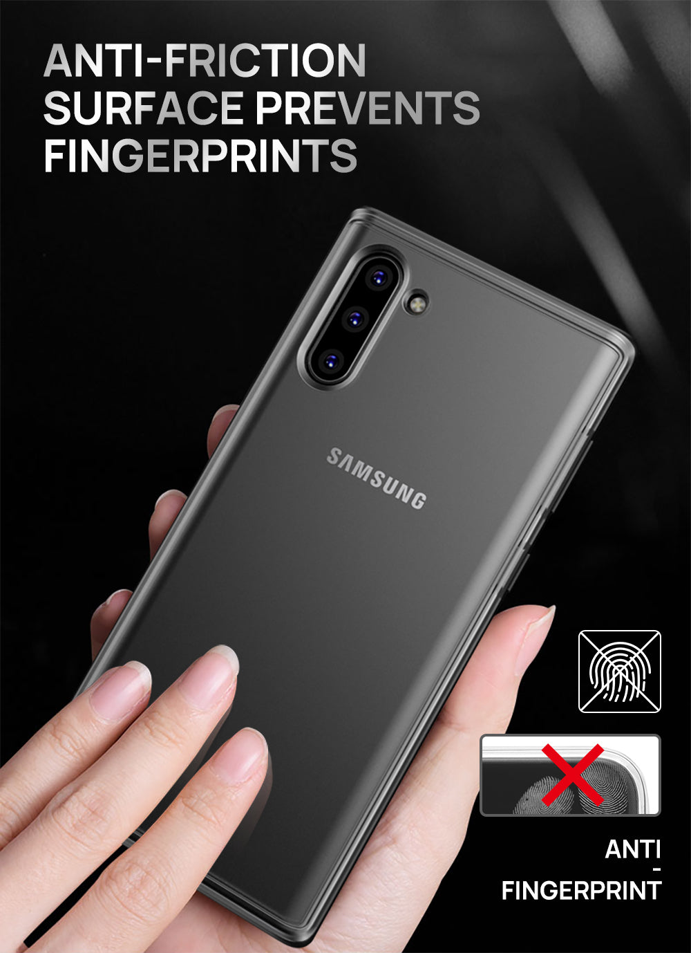 Galaxy Note 10 Case Rugged Armor Slim Shockproof Bumper Cover Samsung