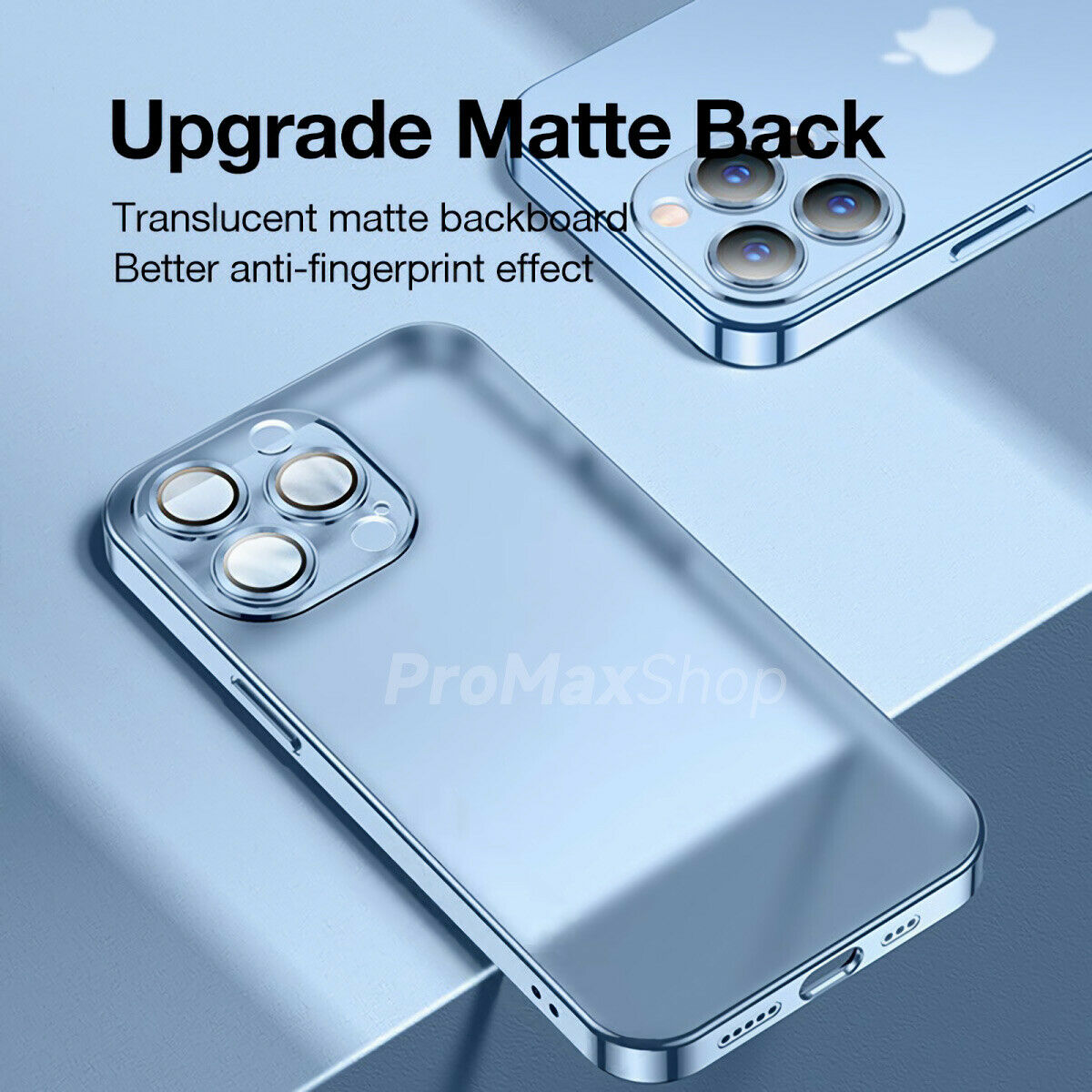 For iPhone 13 Pro Max Case 360° Shockproof Metal Plating Full Cover Protector