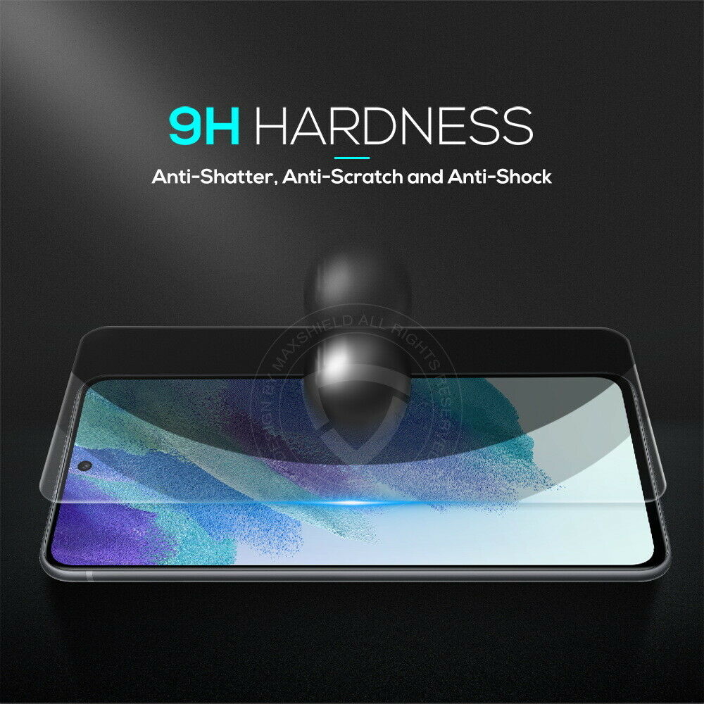 2 Pack For Galaxy S21 FE 5G Tempered Glass Screen Protector+Camera Lens Protector