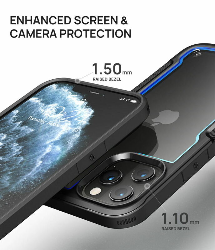 MAXSHIELD For iPhone 12 6.1“ Case Heavy Duty Shockproof Clear Slim Cover