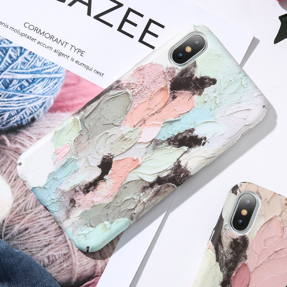 iPhone X Case Pattern Shockproof Thin Soft Silicone Tough Cover