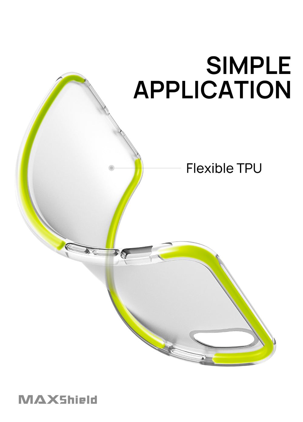 iPhone XS MAX Clear Matte Soft TPU Case Cover