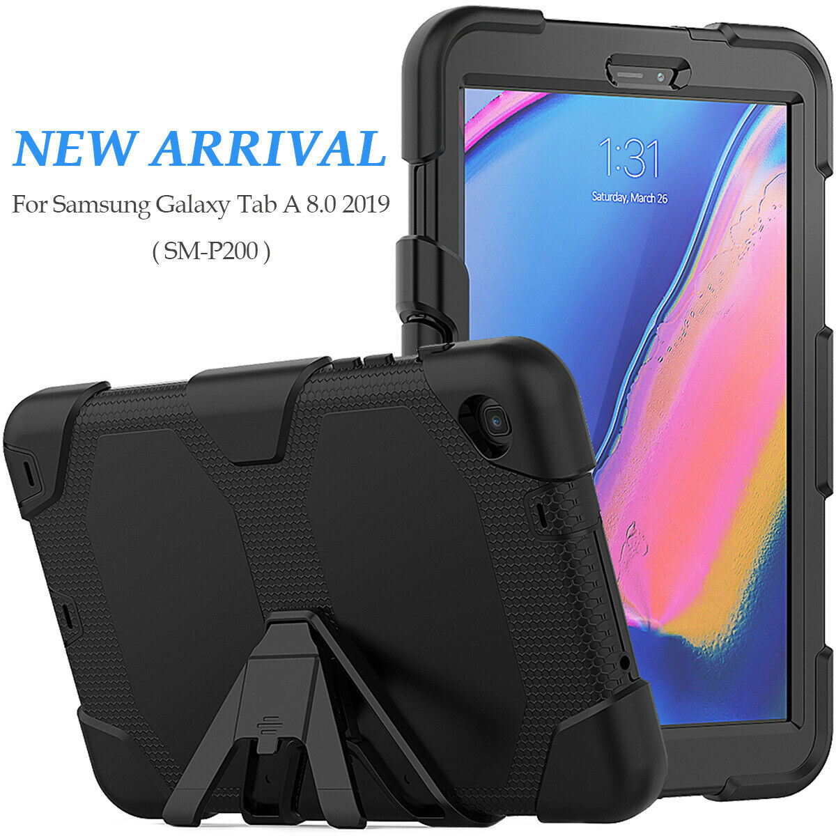 For Samsung Galaxy Tab A 8.0'' 2019 P200/P205 Tablet Case With Screen Protector