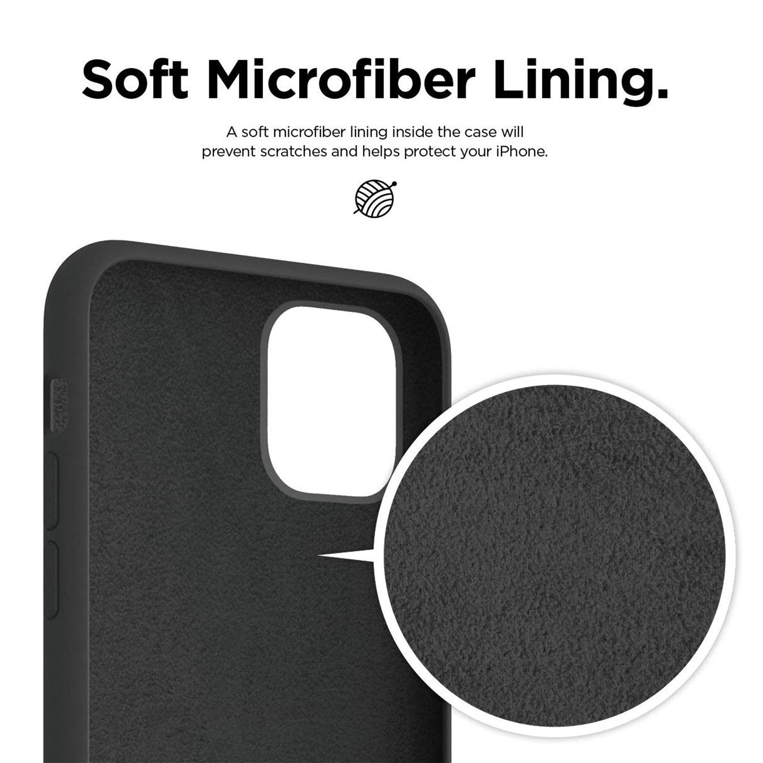 iPhone 11 Case MAXSHIELD Thin Soft Silicone Shockproof Cover for apple