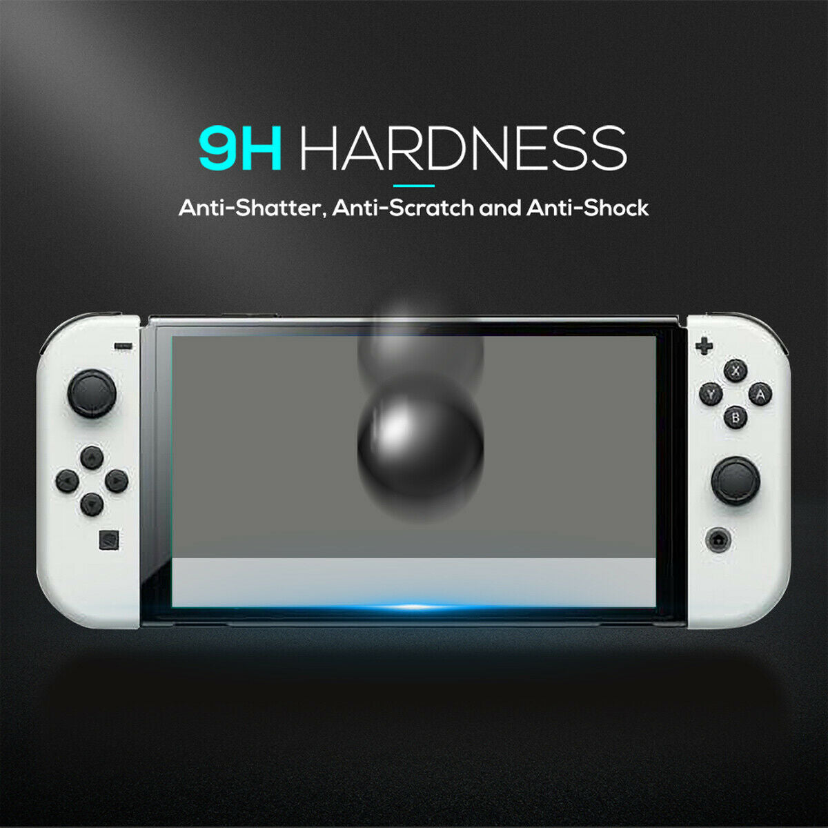 2x For Nintendo Switch OLED Model Lite Console Tempered Glass Screen Protector