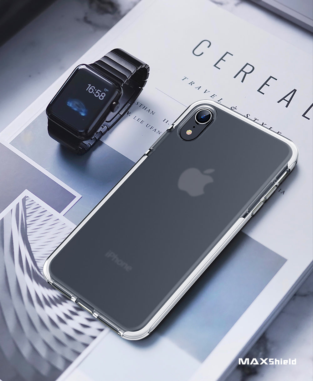 iPhone XS Clear Matte Soft TPU Case Cover