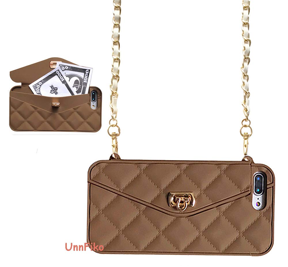 iPhone XS Case Shoulder Strap Card Wallet Silicone Cover