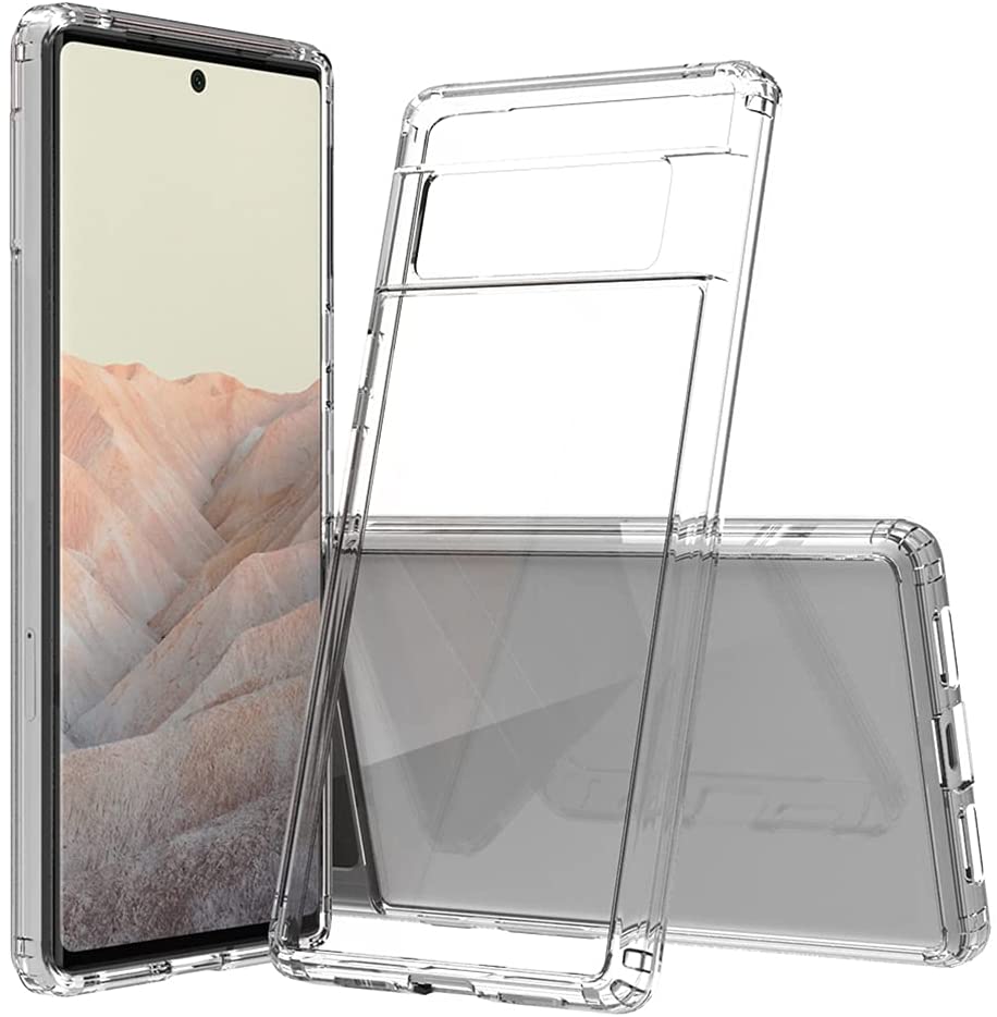 For Google Pixel 6 Pro Case Clear Shockproof Rugged Slim 360 Full Body Case Cover