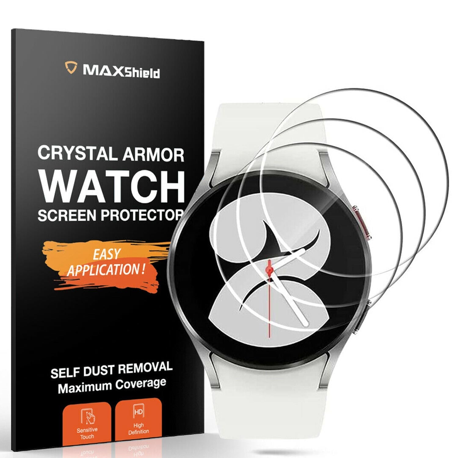 For Samsung Galaxy 5 Pro 40mm 44mm 45mm Watch Tempered Glass Screen Protector