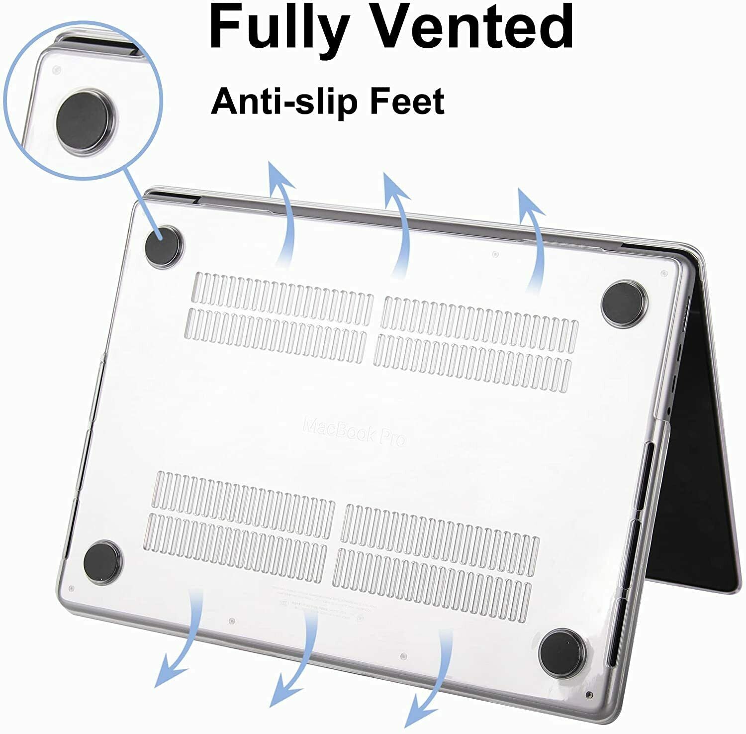 Hard Case Cover For 2021 M1 MacBook Pro 14 16 inch A2442 A2485 Screen Protector