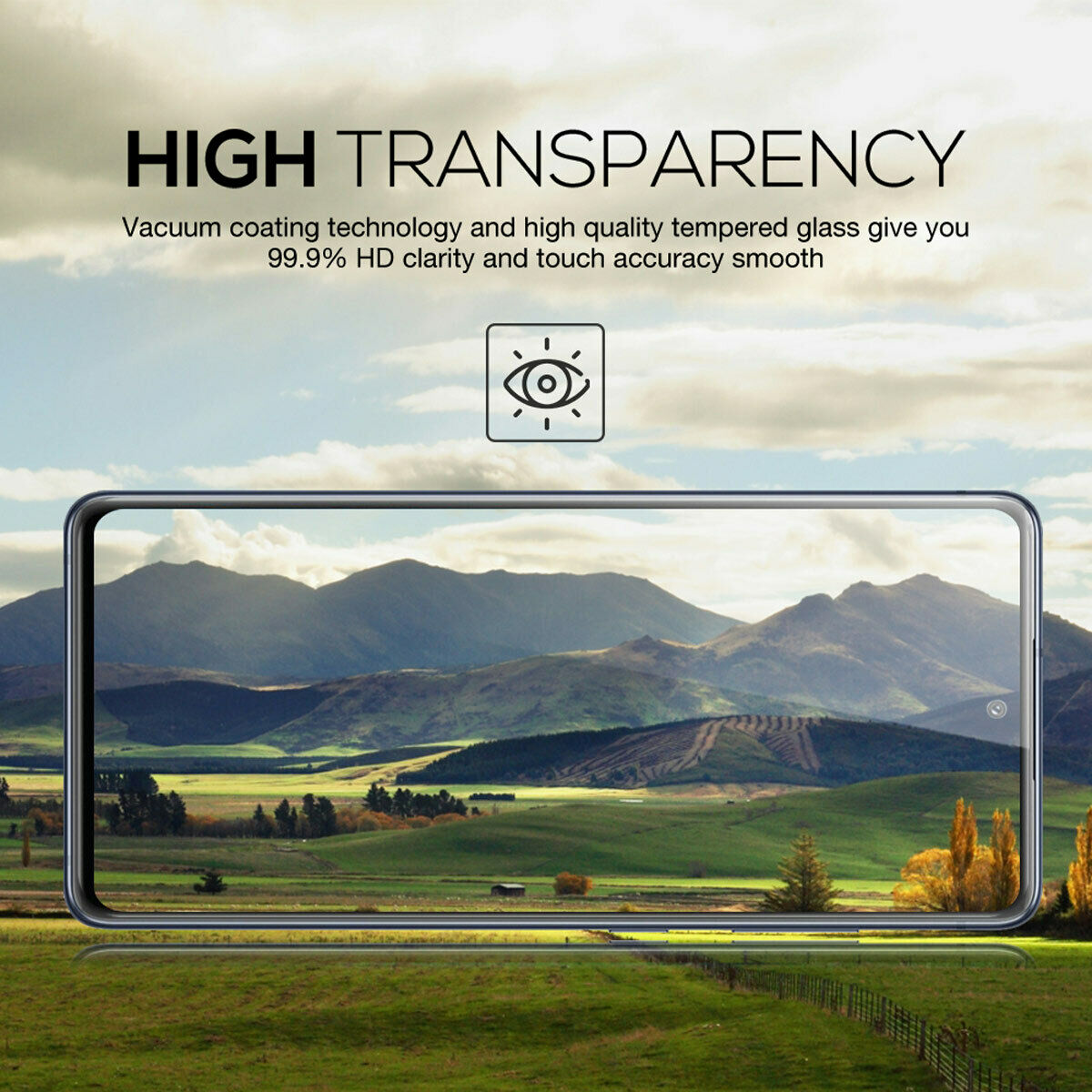 For Galaxy S20 FE 5G Screen Protector Maxshield Tempered Glass Screen Protector