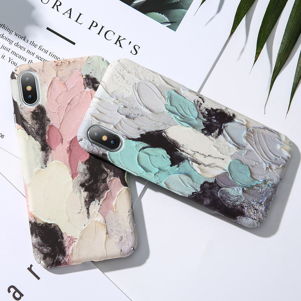 iPhone X Case Pattern Shockproof Thin Soft Silicone Tough Cover