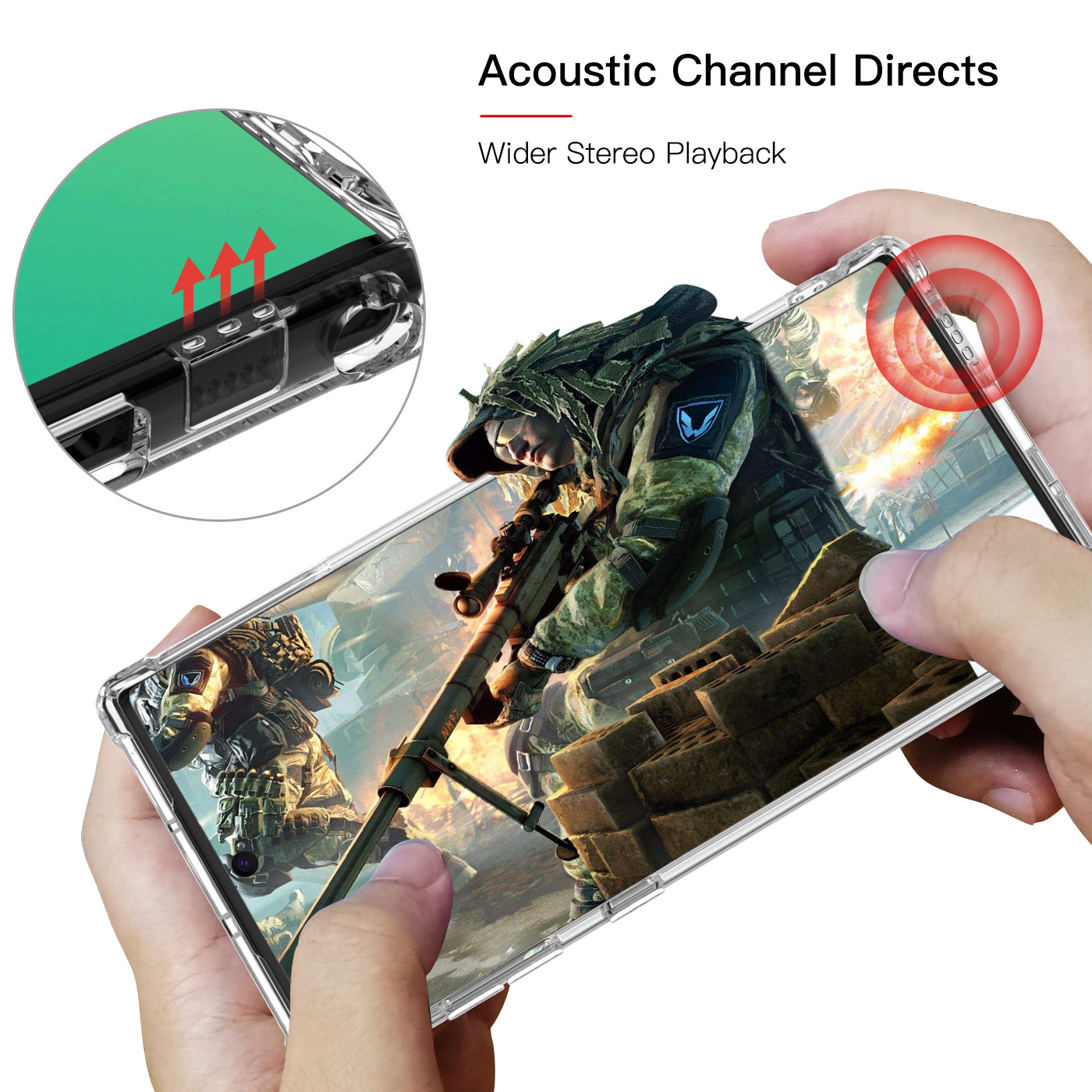 Samsung Galaxy Note 10 Plus 5G Case Clear Heavy Duty Shockproof Slim Cover