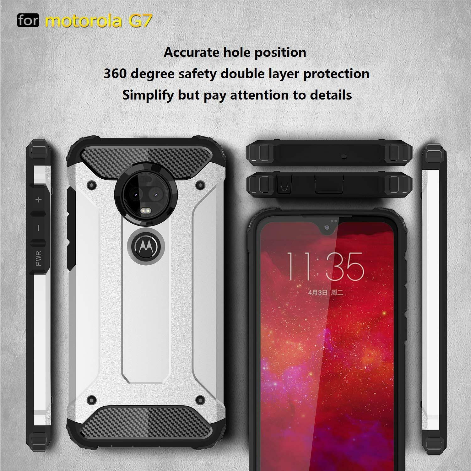 Motorola Moto G5s Case, Rugged Heavy Duty Case Cover