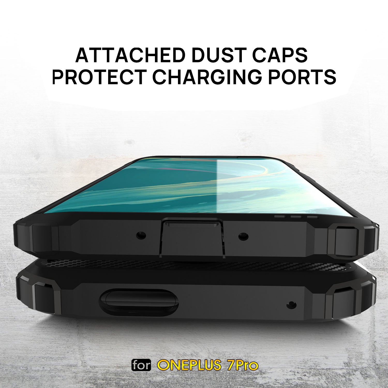 Oneplus 7 Case, Premium Flexible Soft Anti Slip TPU Cover