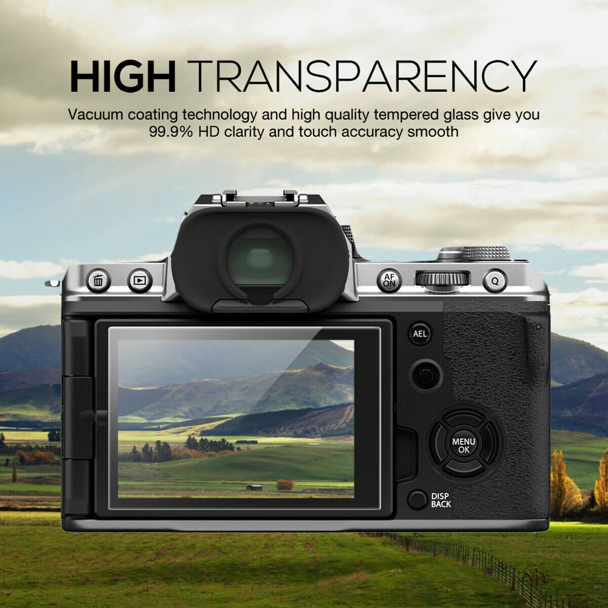 9H Tempered Glass LCD Screen Protector For Fujifilm Camera XT-30 XT-20