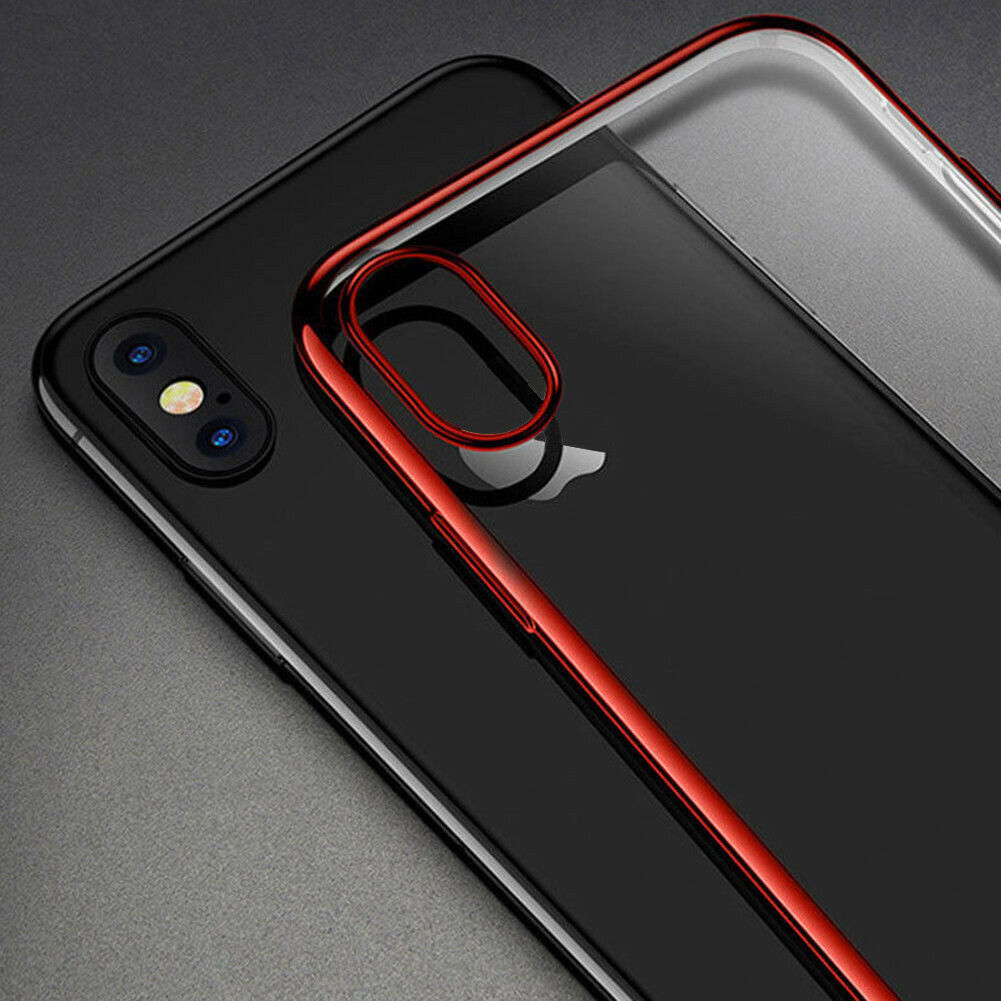 For LG V40 Case Luxury Plating TPU Clear Shockproof Thin Cover