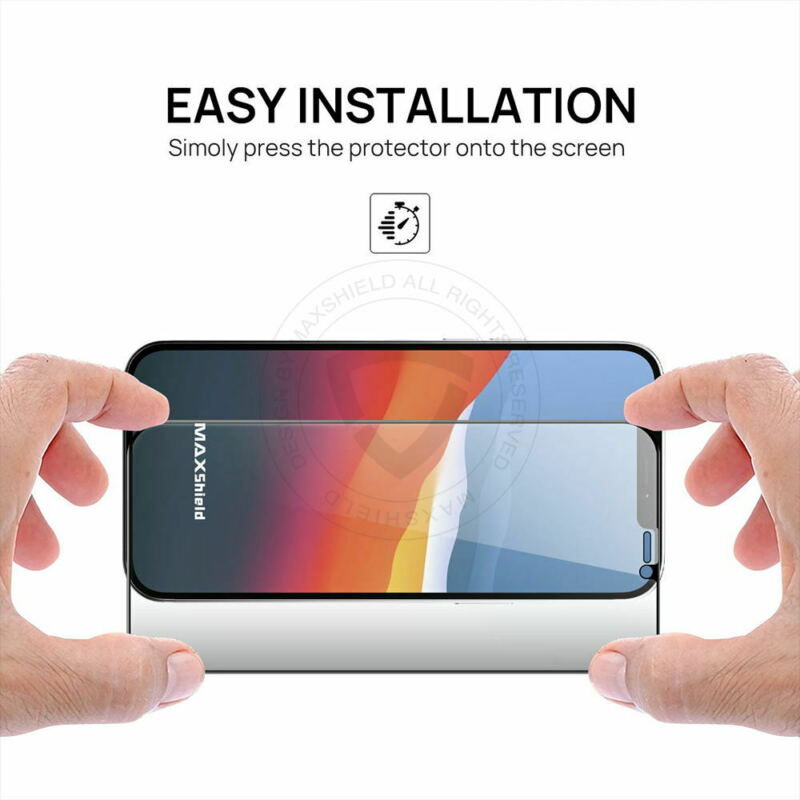 Privacy Anti-Spy Full Glass Tempered Screen Protector For iPhone 12 Pro / iPhone 12