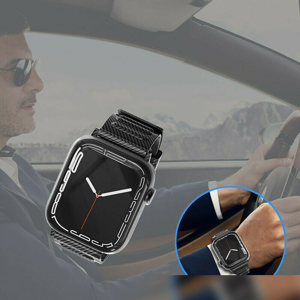 For Apple Watch 7 41 45 Band 360 Full Body Strap Case Cover Screen Protector