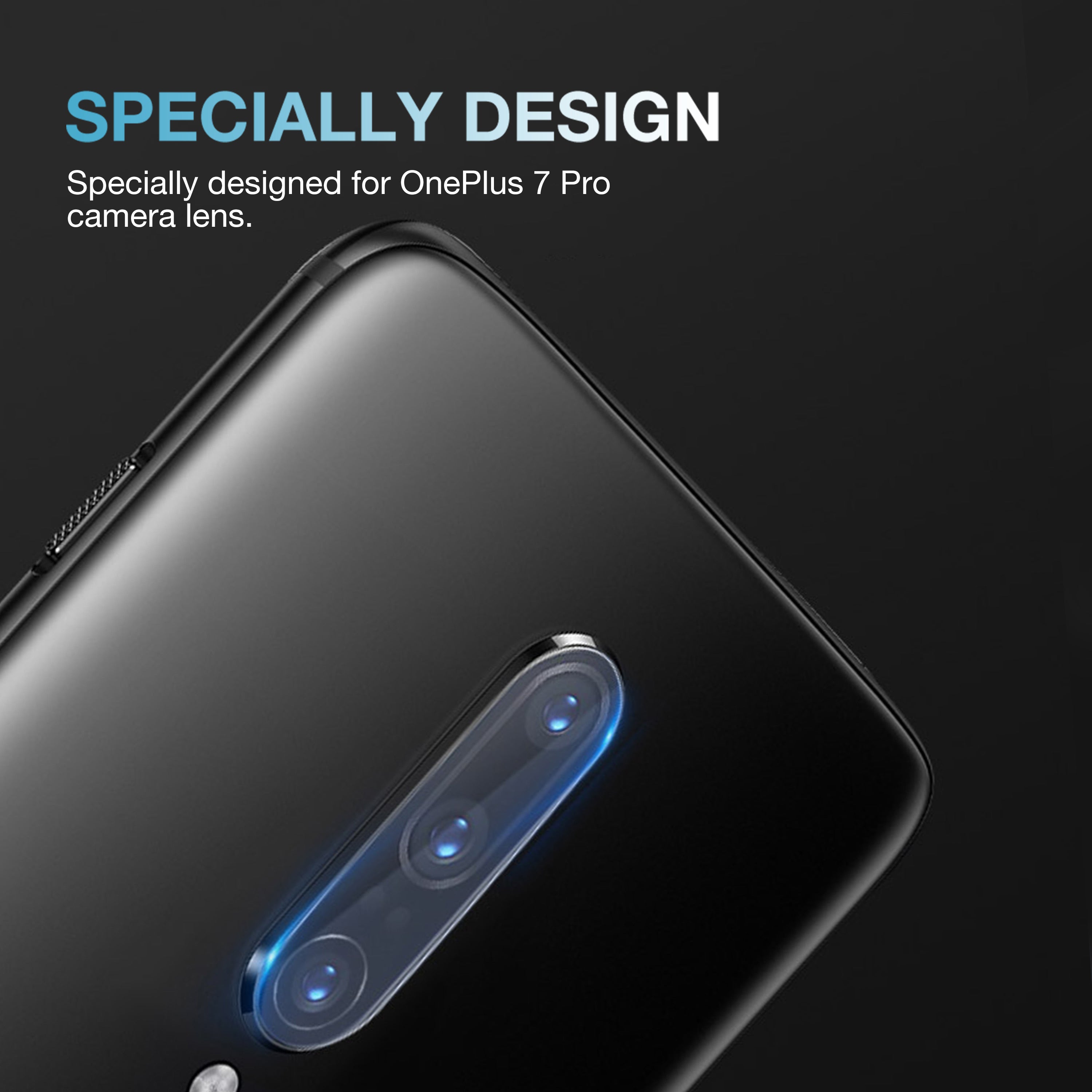 Maxshield 9H Back Camera Tempered Glass Screen Protector for Oneplus 7 Pro