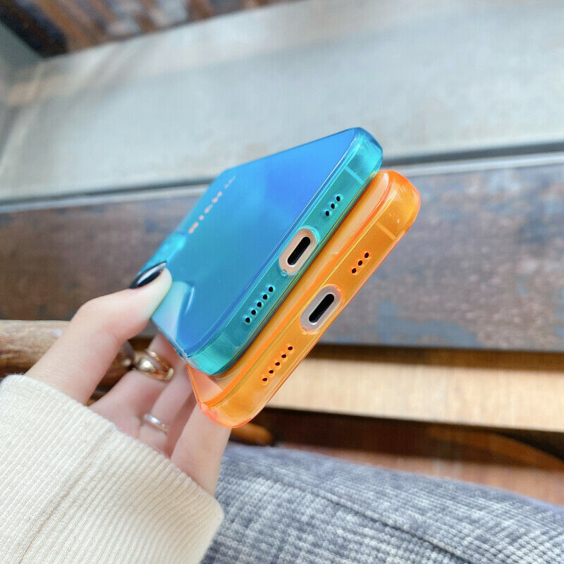 For iPhone 12 Pro Max Marble Clear Case Bling Soft TPU Shockproof Soft Cover