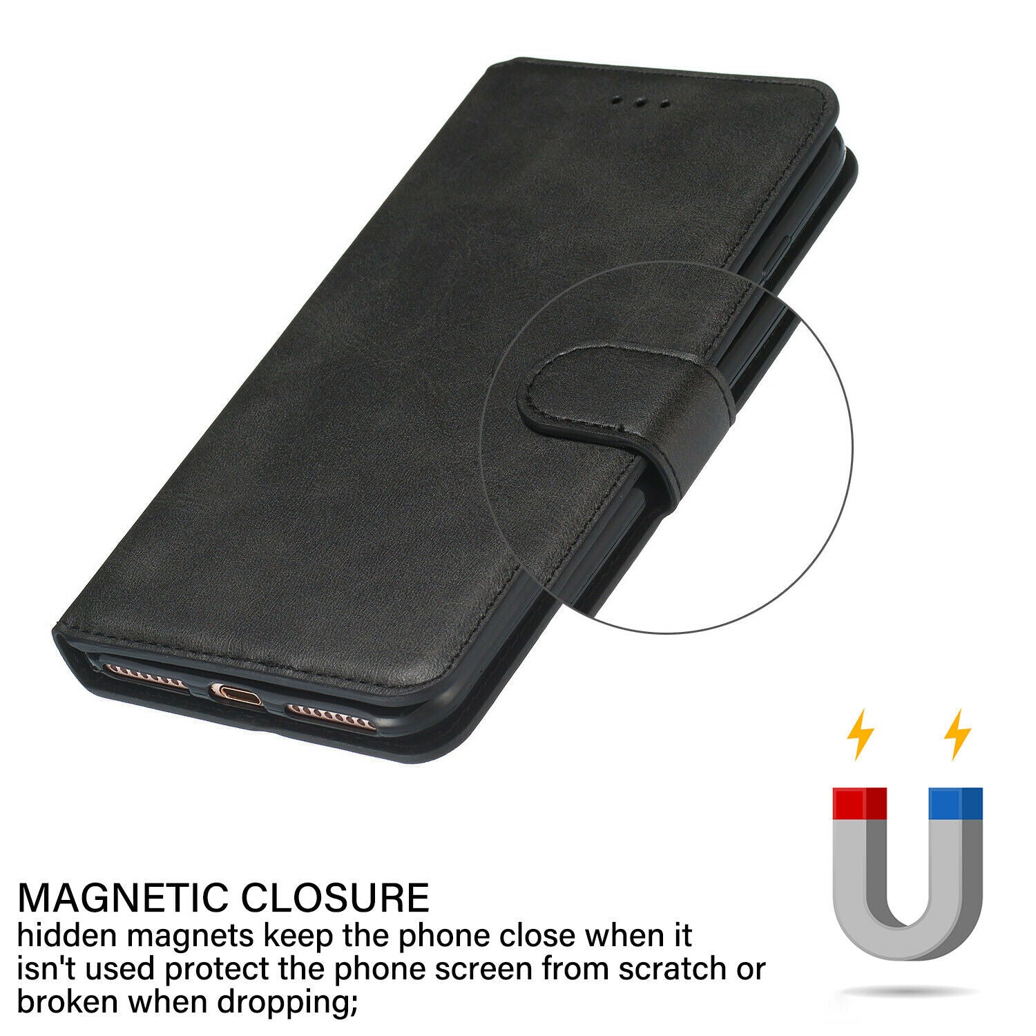 For LG  V30  Luxury Wallet Leather Case Card Slots Cover