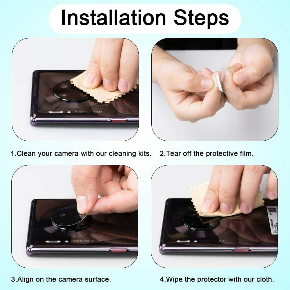 2X For Google Pixel 6 Pro 5G Camera Lens Protector Tempered Glass Metal Cover