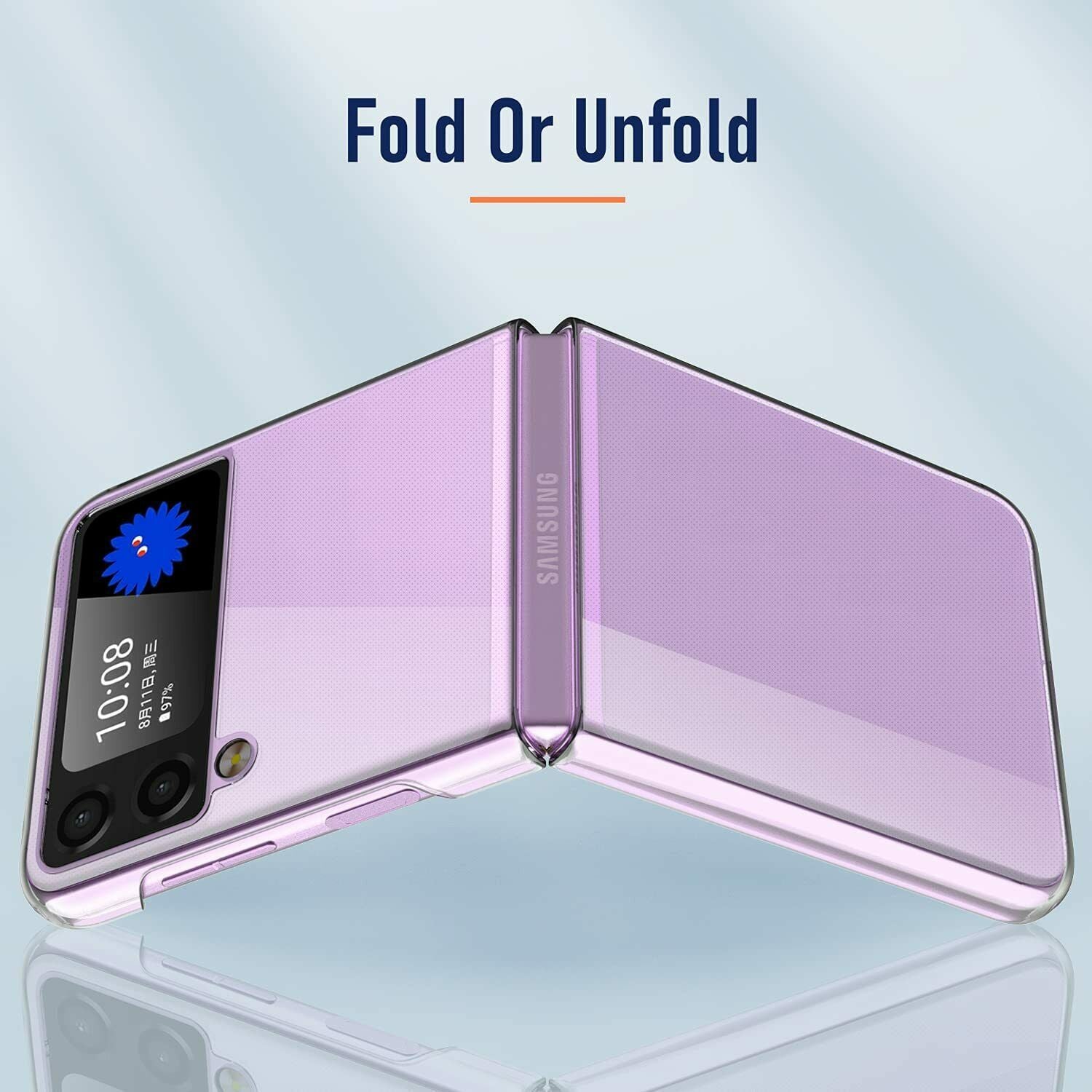 MAXSHIELD For Samsung Galaxy Z Flip 3 Fold 3 5G Case Shockproof Clear Slim Cover