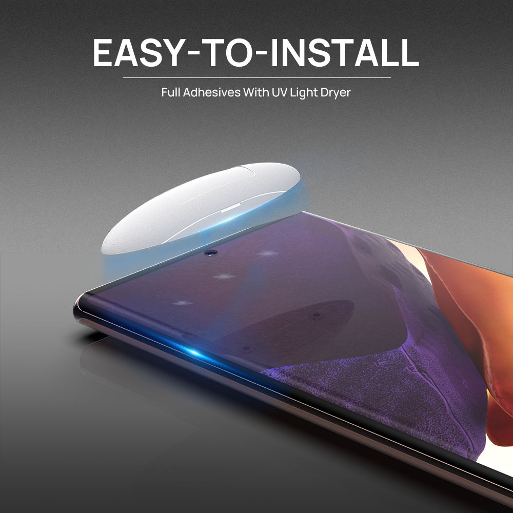 For Galaxy Note 20 4G 5G Case Friendly UV Tempered Glass Screen Protector