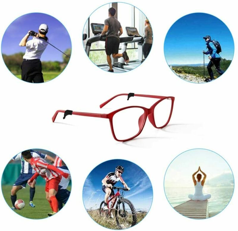 Eyeglasses Ear Hook Grip Silicone Glasses Temple Tip Anti-Slip Holder Spectacles