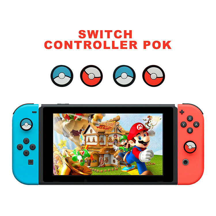 2/4x Thumb Grip Silicone Cover Case Joystick Caps For Nintendo Switch OLED Lite