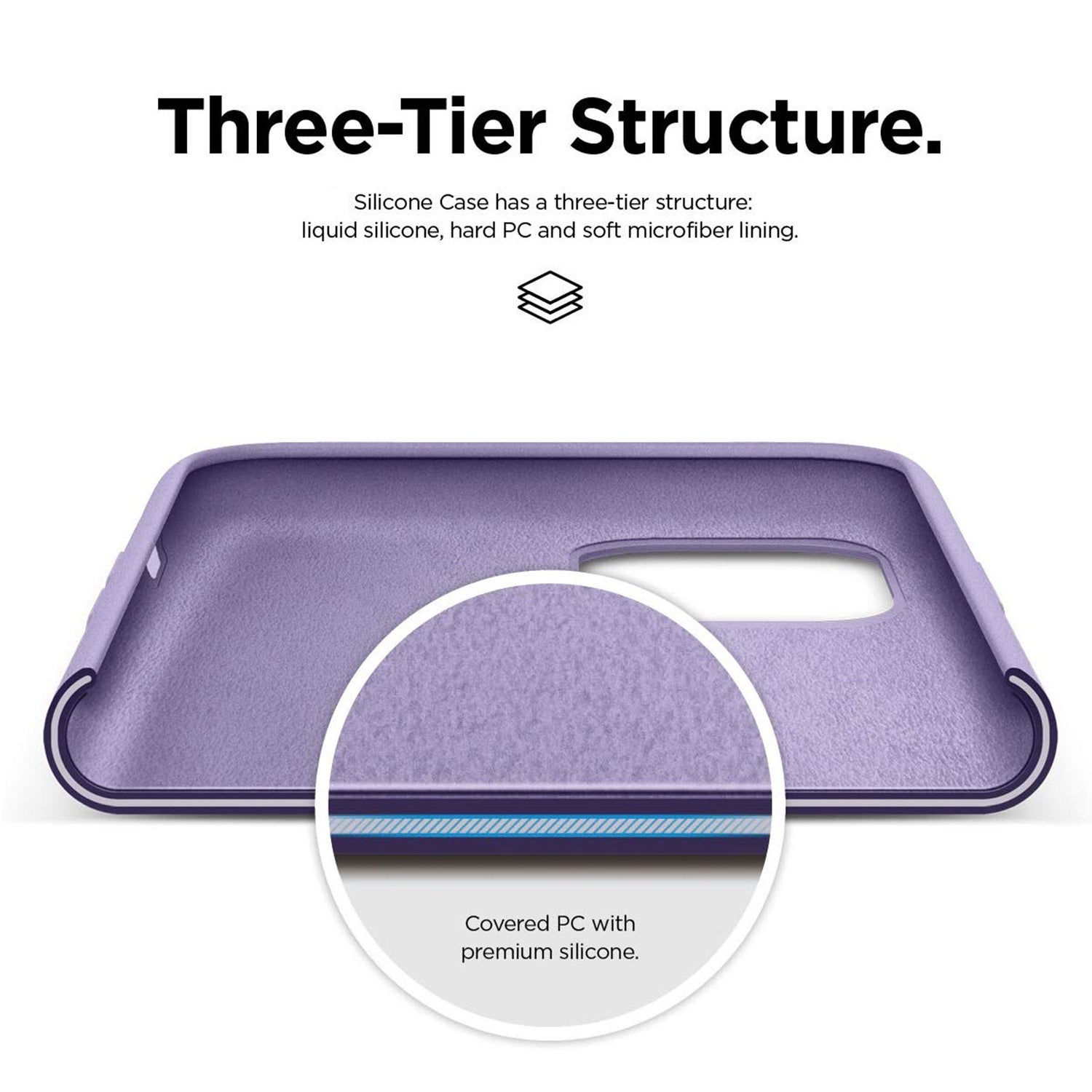 iPhone 11 Pro Case MAXSHIELD Thin Soft Silicone Shockproof Cover for apple