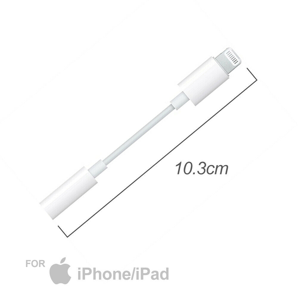 Lightning to 3.5mm AUX Headphone Audio Jack Adapter Cable iPhone7/8/X/XS/Max/ XR