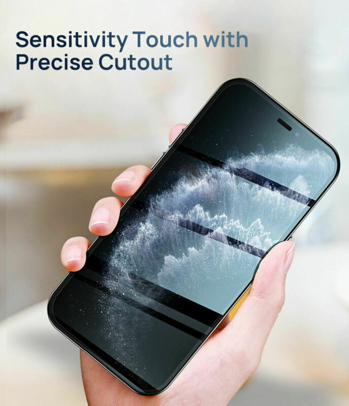 For iPhone 12 Pro 6.1" Case 360° Magnetic Metal Double-sided Glass Cover