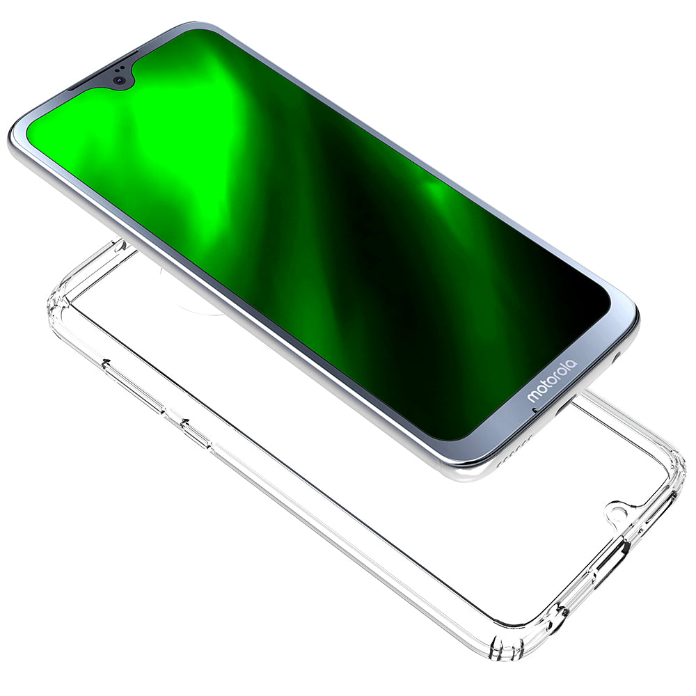 Moto G7 Case, Maxshield Rugged Armor Ultra Clear Cover for Motorola