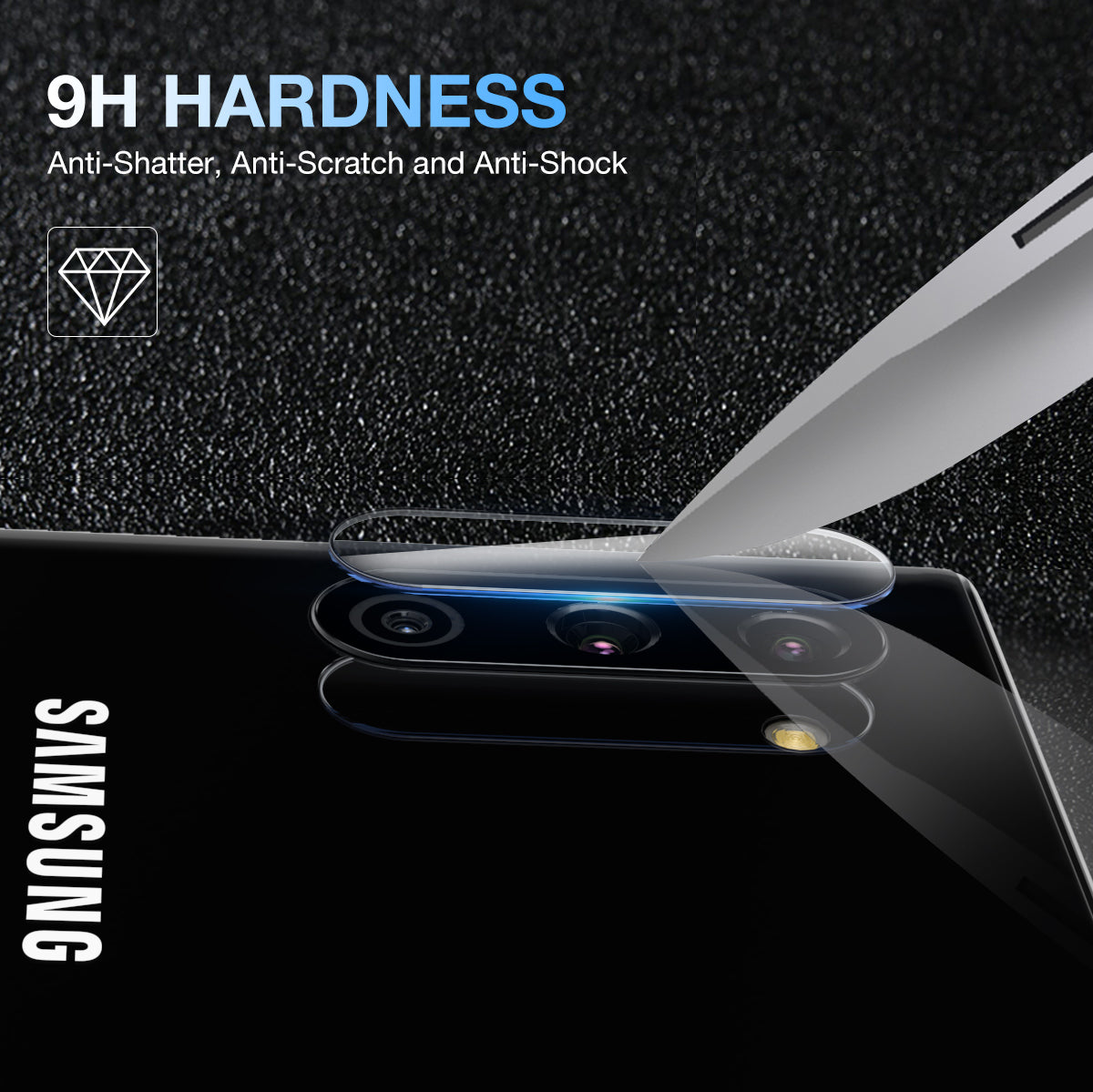 Samsung Galaxy Note 10 Plus 5G Maxshield Back Camera Lens Tempered Glass Protector