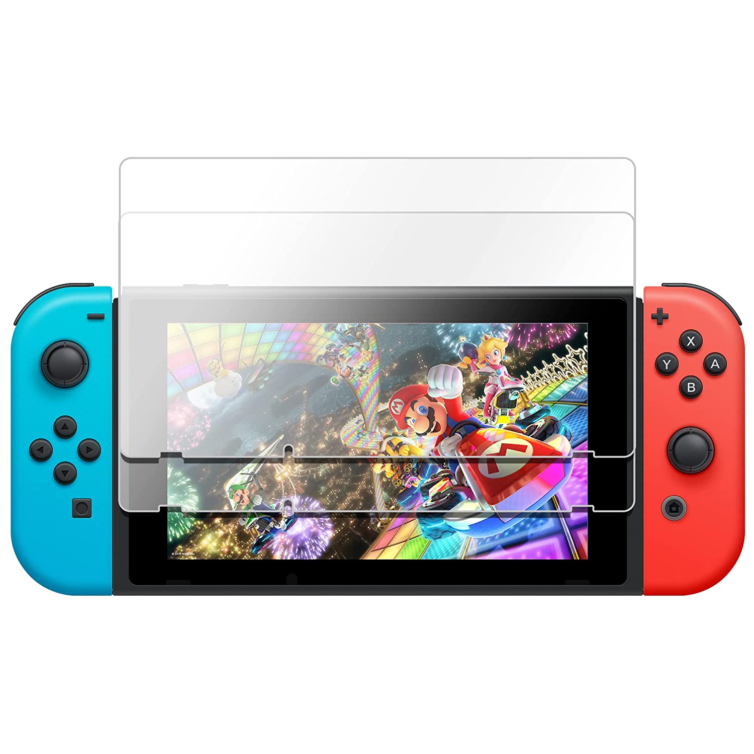 For Nintendo Switch/Lite Screen Protector MAXSHIELD 9H Full Cover Tempered Glass