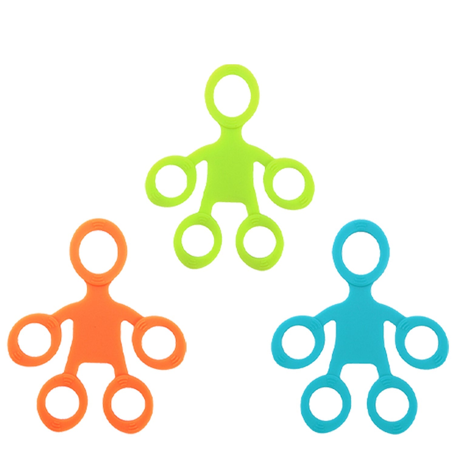 Finger Hand Exerciser Strengthener Wrist Forearm Grip Trainer Resistance Therapy