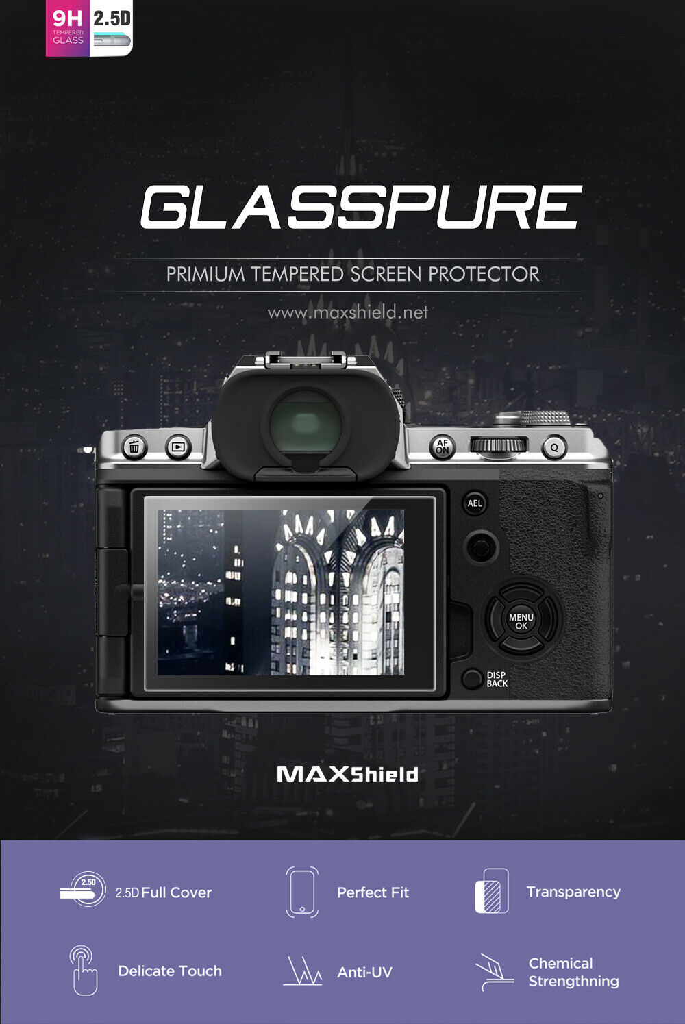 9H Tempered Glass LCD Screen Protector For Fujifilm Camera XT-30 XT-20