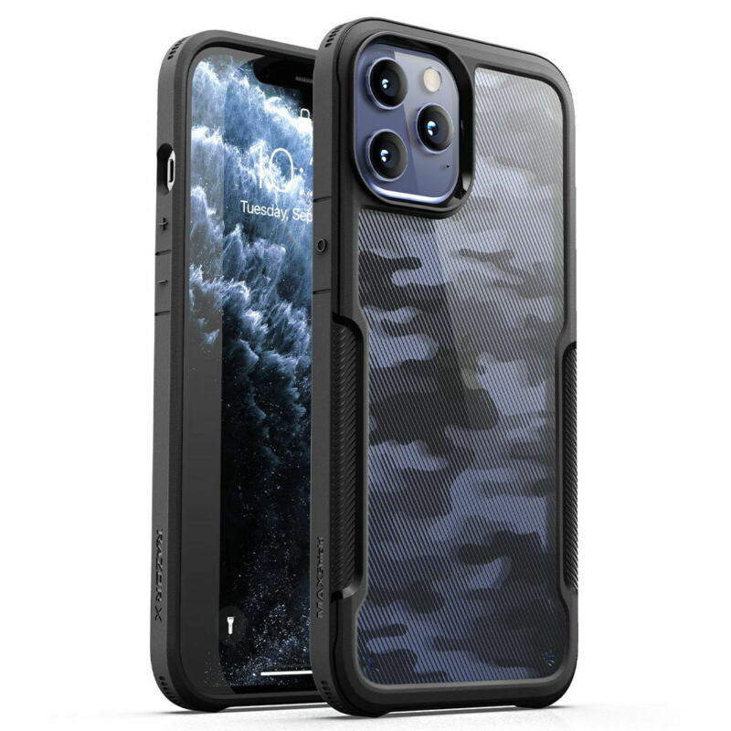 MAXSHIELD For iPhone 12 6.1“ Case Heavy Duty Shockproof Clear Slim Cover