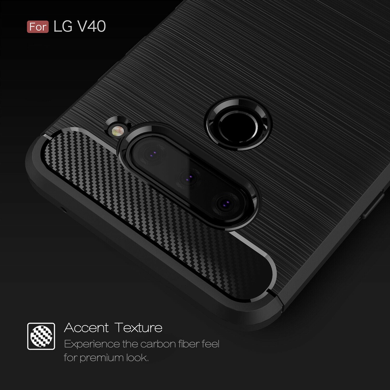 For LG V30 Phone Case Soft TPU Rubber Shockproof Slim Cover