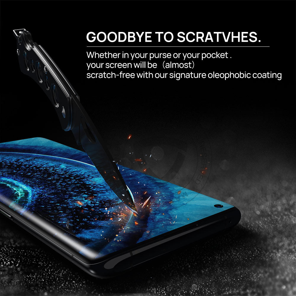 MAXSHIELD OPPO FIND X3 Pro Screen Protector Tempered Full Cover UV Glass