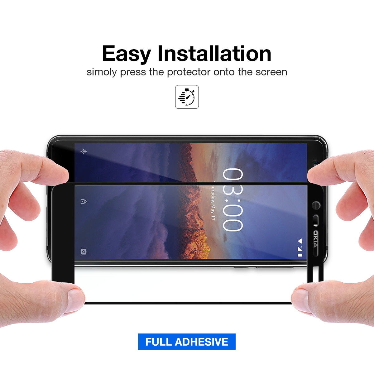 For Nokia 4.2 Full Coverage Tempered Glass Screen Protector