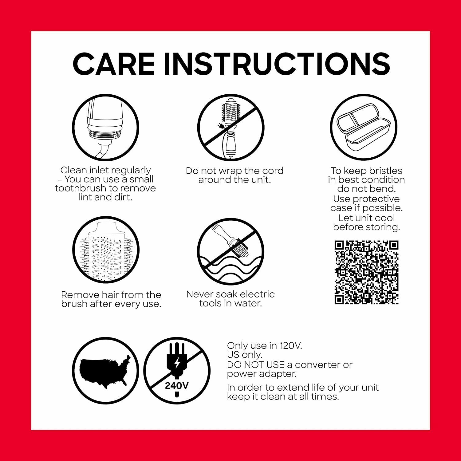 One-Step Hair Dryer 4in1 Styler Volumizer Straightener Curler Comb Hot Air Brush