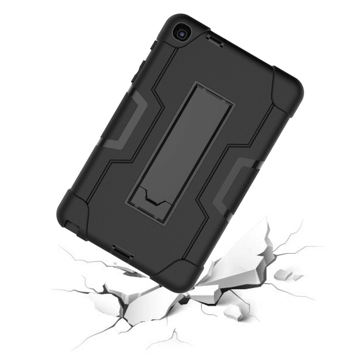 For Samsung Tab A 8.0 2019 SM-P200 P205 Military Hybrid Shockproof Stand Case