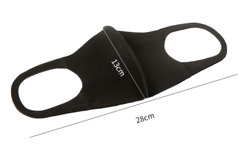 3Pcs Anti-Dust Masks Unisex Black Value Pack Face Mask Cycling Mouth Mask Muffle