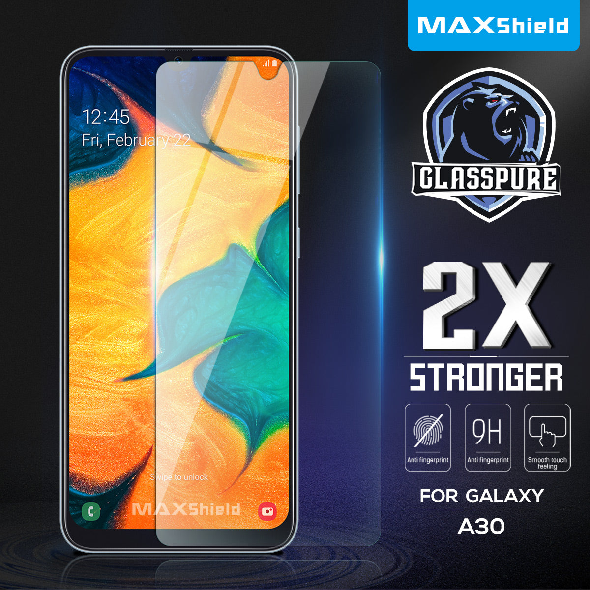 Samsung Galaxy A30 Tempered Glass Screen Protector