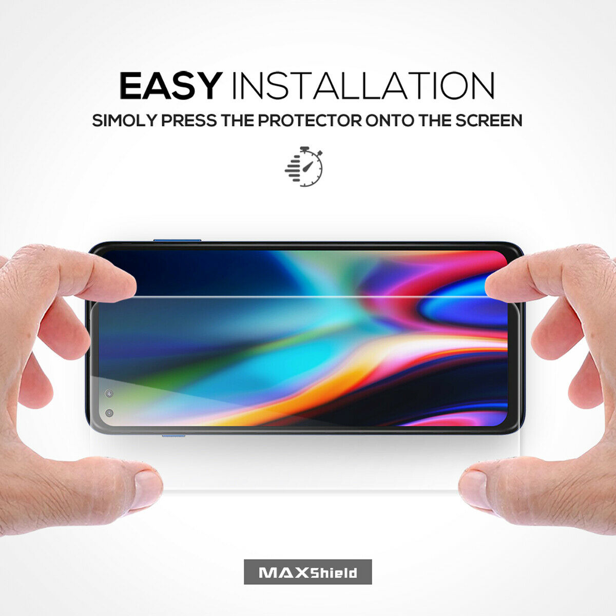 For Motorola Moto G 5G Plus 9H Full HD Coverage Tempered Glass Screen Protector